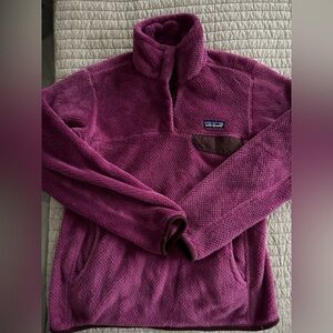 Patagonia Pink Quarter-Zip Fleece